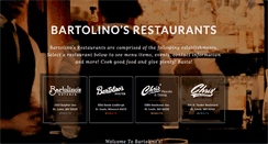 Desktop Screenshot of bartolinosrestaurants.com